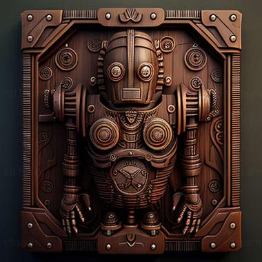 3D model Steambot Chronicles game (STL)